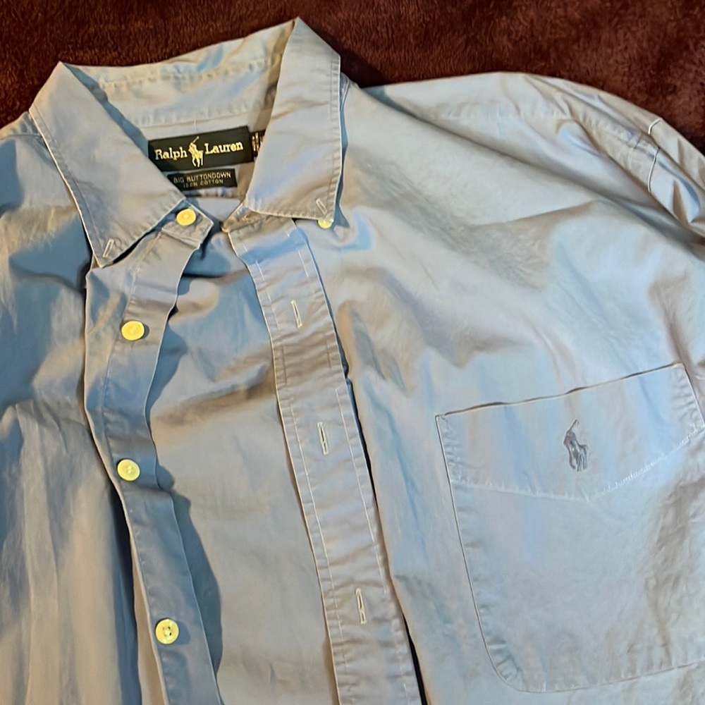Ralph Lauren button down long sleeve shirt.